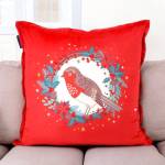 Tipperay Christmas Cushion - Robin