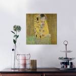 The Kiss by Gustav Klimt - Stretched Canvas