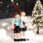 Personalised Christmas Ornament - Workout Couple