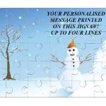 Christmas Greeting Personalised Jigsaw