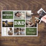 Happy Father's Day and Any 6 Photos - Personalised Jigsaw