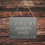 Any Text Tools Design - Personalised Large Hanging Slate