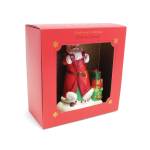 Tipperary Crystal Christmas Ornament Santa With Sack & Gifts