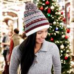 Novelty Christmas Fairisle LED Hat