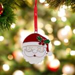 Christmas Hanging Santa Decoration - Newgrange Living