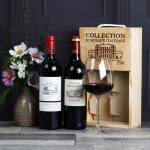 Chateau Collection Bordeaux Double in Wooden Box