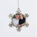 Any Photo - Snow Flake Christmas Tree Decoration