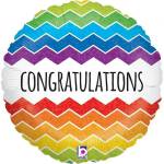 Chevron Congratulations Balloon in a Box