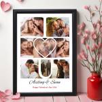 Photo Collage, I Love You - Personalised Poster