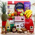 The Premium Fruit, Fresh Juice and Goodies Hamper