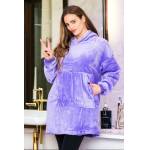 Lavender Oversize Huggle Hoodie