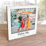 Any Photo and Text - Wooden Photo Blocks