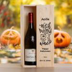 Witch Way to the Wine? Personalised Wooden Single Wine Box