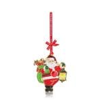 Tipperary Crystal Gem Christmas Decoration -Santa & Lantern