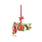 Tipperary Crystal Gem Christmas Decoration - Joy