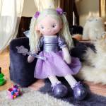 Embroidered Personalised Ragdoll With Fairy Wings & Wand