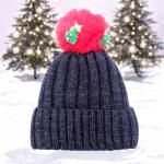 Ladies Novelty Interchangeable Pom Pom Hat