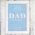 Dad Man Myth Legend Personalised Poster