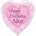 Happy Birthday Nan - Balloon in a Box