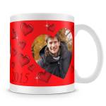 Two Hearts Personalised Photo Mug