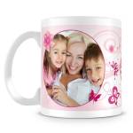 Swirly Happy Mother's Day Personalised Photo Mug