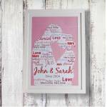 Love Personalised Framed Poster