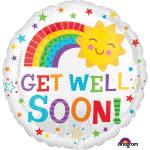 Get Well Soon Raindow Balloon in a Box