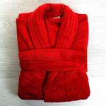 Embroidered Bathrobe - Red