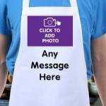 Any Photo Any Text Personalised Apron