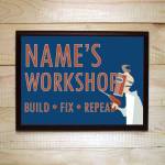 Maker Workshop Personalised Plaque Sign