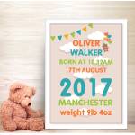 Cute Cloud Personalised Poster