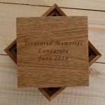 Four-Sided Photo Keepsake Box - Personalised Any Text