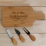 Mr & Mrs Engraved Cheeseboard