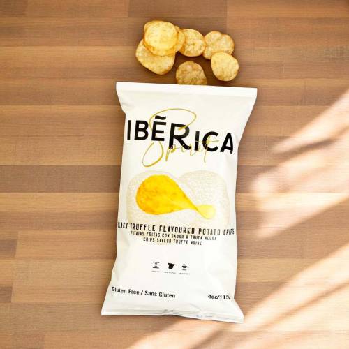 Iberica Potato Chips Black Truffle 115g