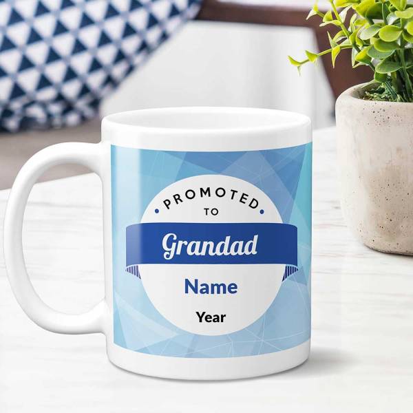 Promoted to Grandfather - Personalised Mug