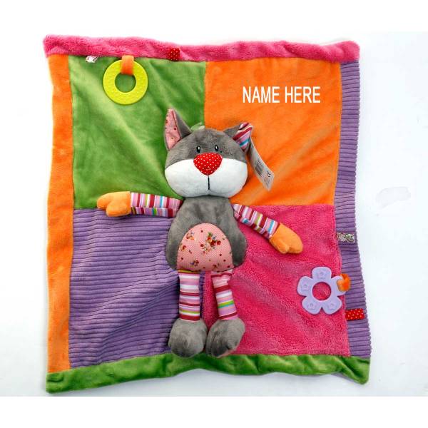 Personalised Activity Comforter - Cat