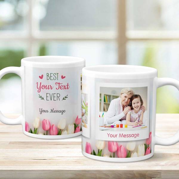 Best Any Text Ever Any Photo Personalised Mug