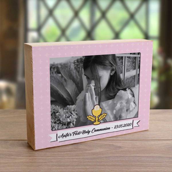 Any Message Communion - Wooden Photo Blocks