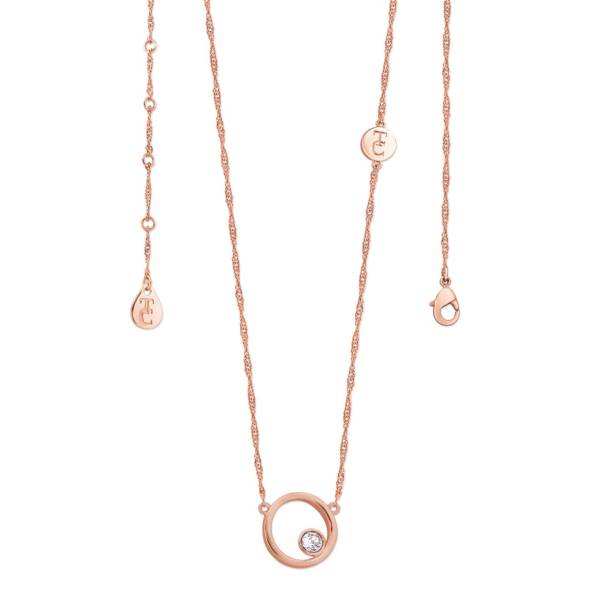 Letter O Rose Gold Pendant