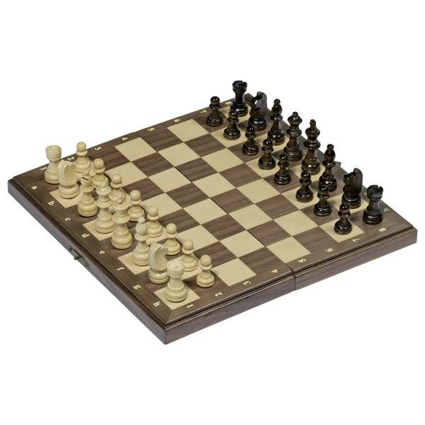 Wooden Chess Set - Magnetic Folding board