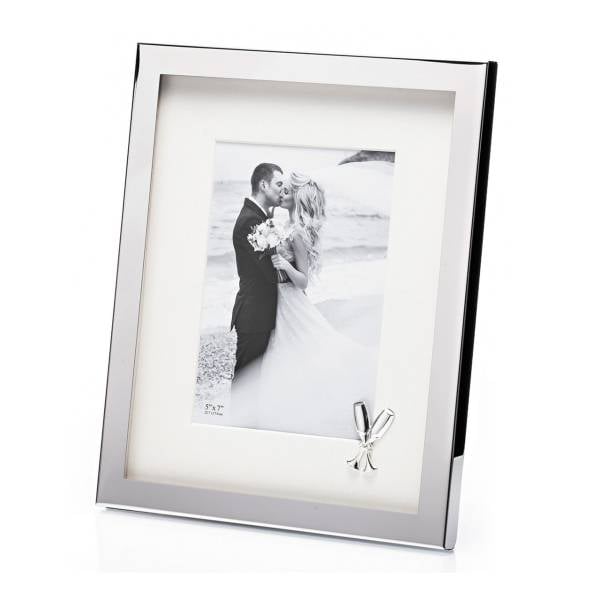 Silver Wedding Flutes Photo Frame 5 x 7 - Newgrange Living