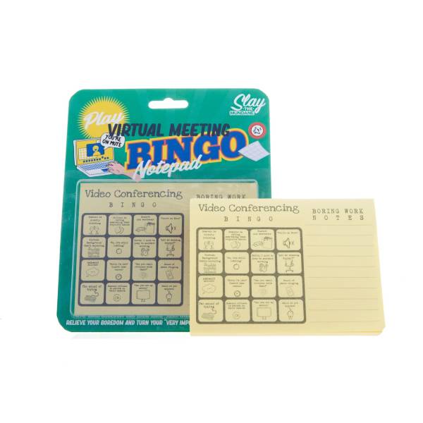 Virtual Meeting: Bingo Notepad