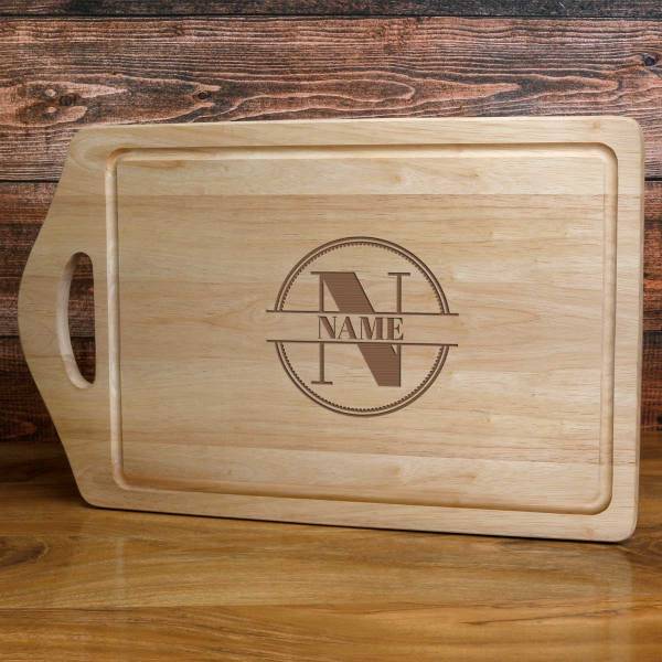 Any Initial And Name - Engraved Chopping Board