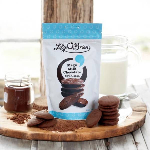 Lily O'Briens Mega Milk Chocolate Share Bag 110g