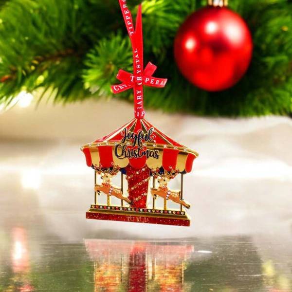 Tipperry Sparkle Reindeer Carousel Decoration