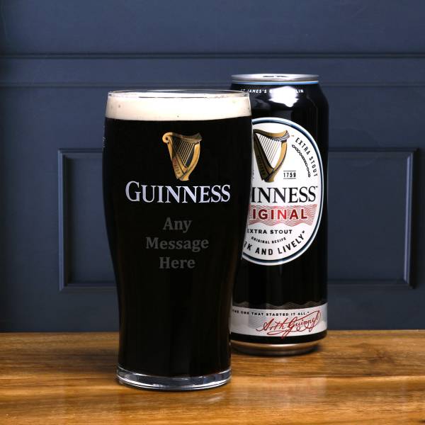 Classic Tulip Guinness Personalised Pint Glass