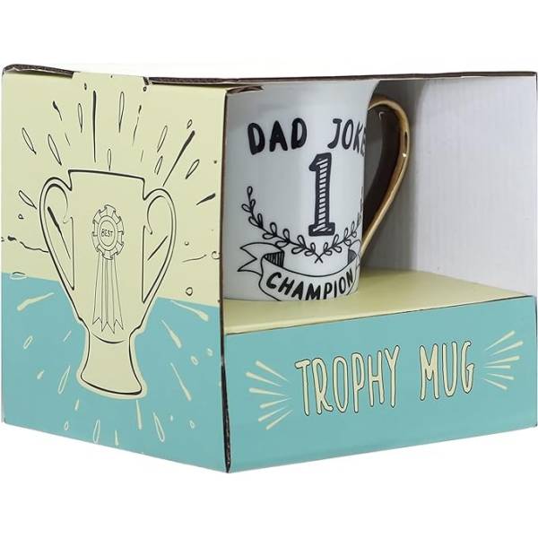 Dad Joke Number 1 Champion Trophy Mug