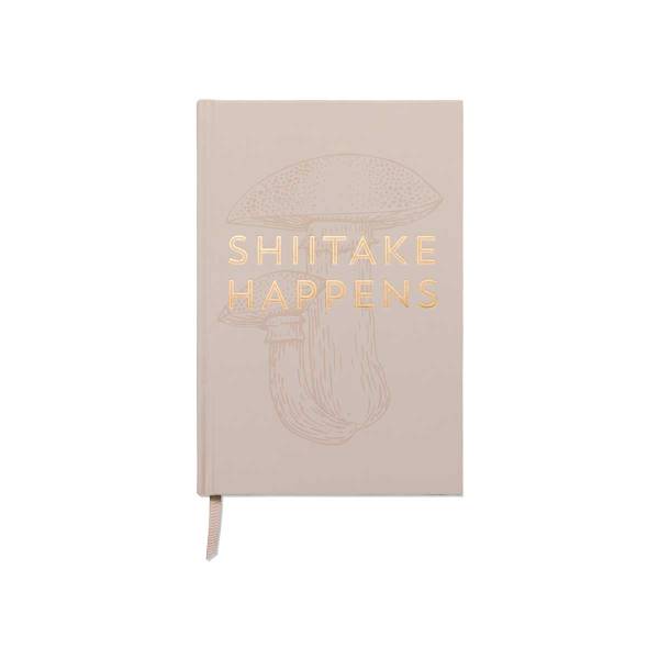 Shiitake Happens - Vintage Sass Soft Touch Hardback Bound Notebook