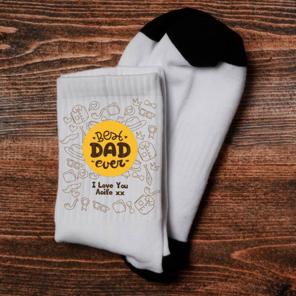 Best Dad Ever - Personalised Socks