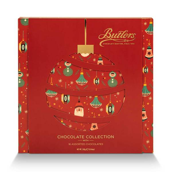 Butlers Christmas Motif Milk Chocolate Selection 240g